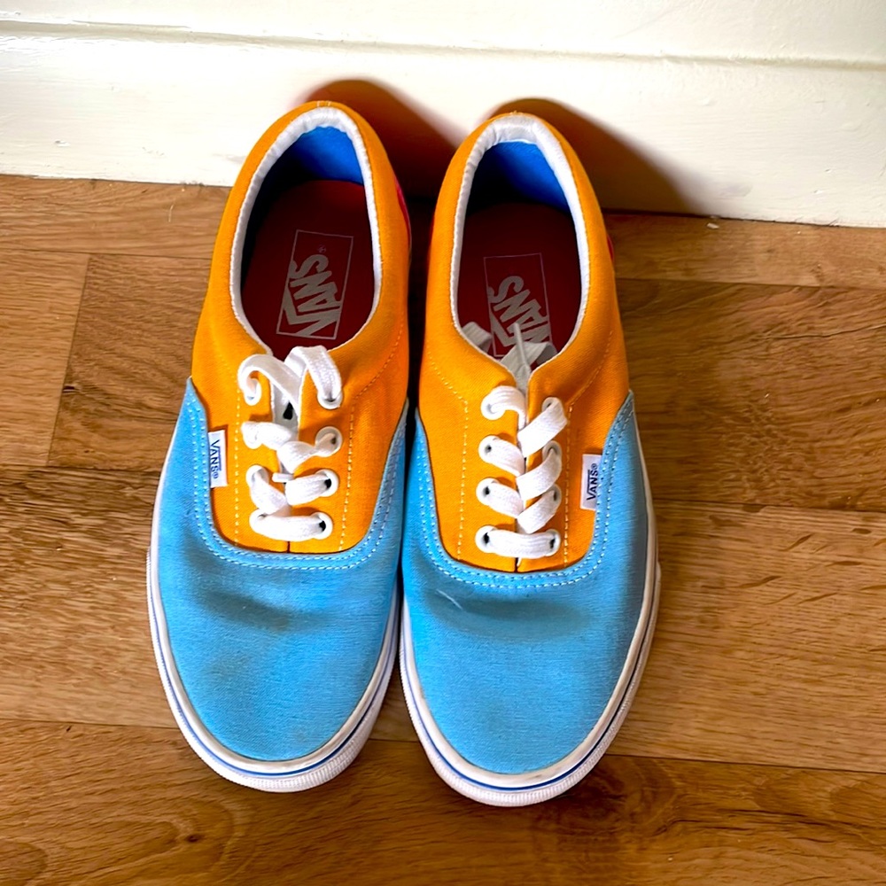 Multi color Vans size 7.5. Almost perfect condition!